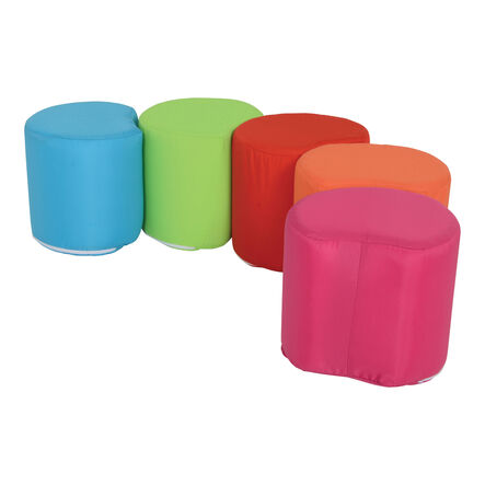 Petal Bean Stool Foam Seats Pack of 5  hi\-res
