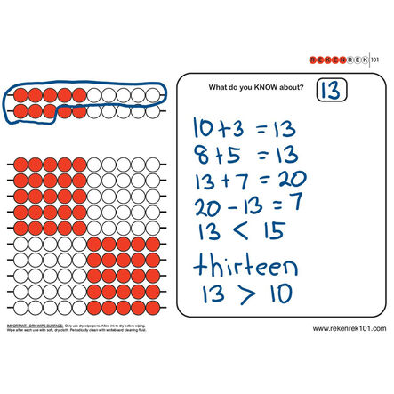 Rekenrek Practice Charts \- Number Sense  hi\-res