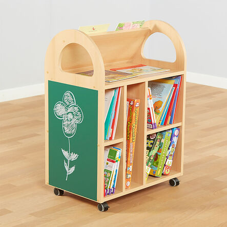 Double Sided Book Trolley W60 x D40 x H80cm  hi\-res