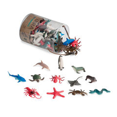 Small World Tub of Ocean Creatures 60pk  hi-res