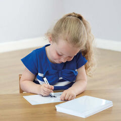 Double Sided A5 Plain Whiteboards 30pk  hi-res