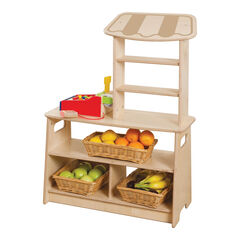 Millhouse Wooden Role Play Toddler Market Stall  hi-res
