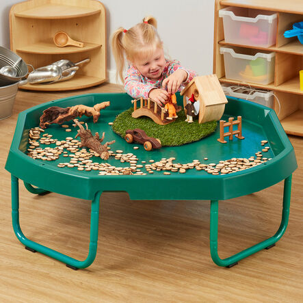TTS Green Tuff Tray Table \x26 Green Stand Bundle  hi\-res