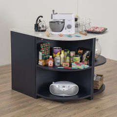 Modern Living Kitchen Island Set Navy  hi-res