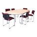 Semi\-Circular Meeting Table  hi\-res
