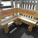 Outdoor Storage with Planters and Bench Offer  hi\-res