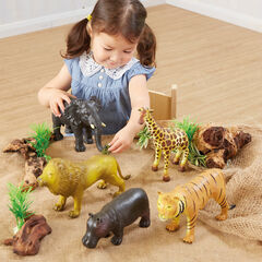 Small World Wild Safari Jumbo Animals Set 5pc  hi-res