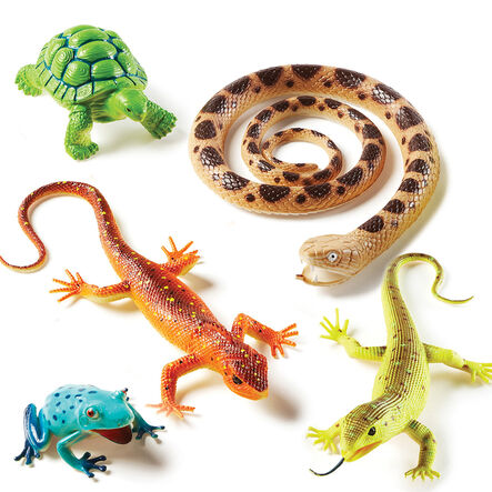 Small World Jumbo Reptiles and Amphibians 5pcs  hi\-res