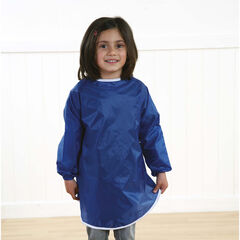 Blue Splashproof Children's Nylon Smock Aprons  hi-res