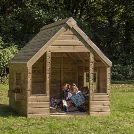 Outdoor Wooden Playhouse Shelter  hi\-res