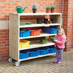 Large Outdoor Mobile Storage Shelving Unit H1140mm  hi-res