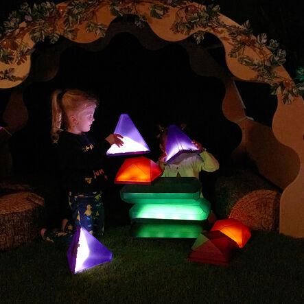 TTS Loose Parts Glow Jewelled Shapes Range  hi\-res