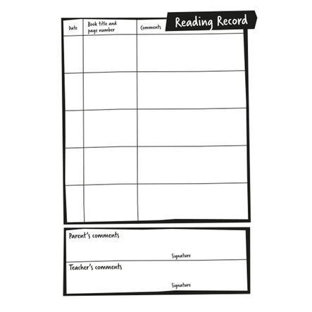Silvine Homework Diary and Reading Record Book 30pk  hi\-res