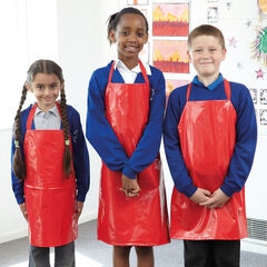Children's Blue PVC Aprons  hi-res