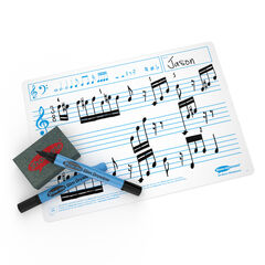 A4 Music Notation Whiteboards 35pk  hi-res