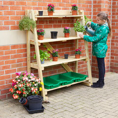 Tiered Outdoor Shelving Unit  hi-res