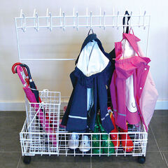 Indoor Toddler Cloakroom Trolley H820 x W470 x L770mm  hi-res
