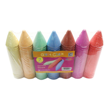 Giant Pavement Chalk Sticks Assorted  hi\-res