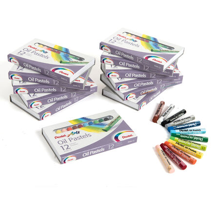 Pentel Art Oil Pastels Assorted  hi\-res