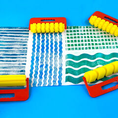 Giant Foam Pattern Rollers 4pk  hi-res