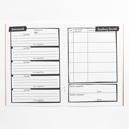 Silvine Homework Diary and Reading Record Book 30pk  hi\-res