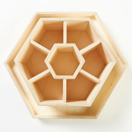 TTS Lazy Susan Wooden Classroom Tidy  hi\-res