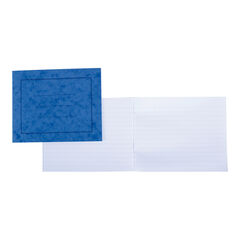 6.5''x 5'' Exercise Book Plain Blue 24pg 50pk  hi-res