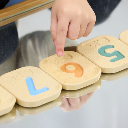 Braille Number Tiles 1\-10  hi\-res