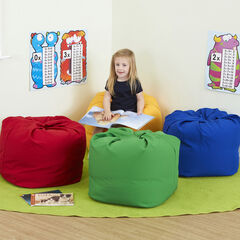 Large Beanbags Primary Colours 4pk  hi-res