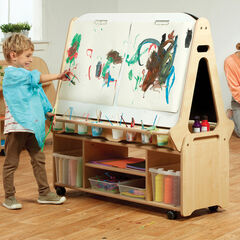 Millhouse Double Sided 2 in 1 High Easel Trolley  hi-res