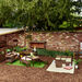 Modern Living Outdoor Table with Benches Set  hi\-res