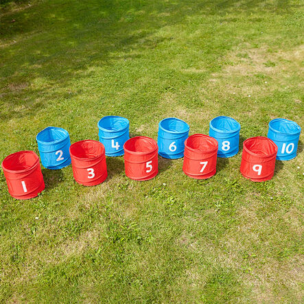 Numbered Folding Storage Tubs 10pk  hi\-res