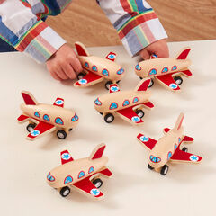 Small World Pull Back Planes 6pk  hi-res
