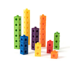 Colourful Snap Counting Cubes 1000pcs  hi-res