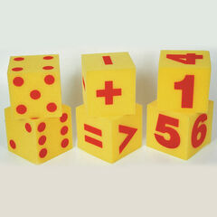 Giant Soft Foam Dice Set 6pcs  hi-res