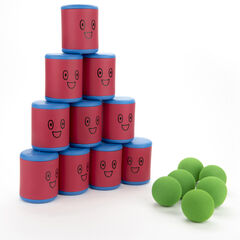Knock Down Foam Tins and Balls  hi-res