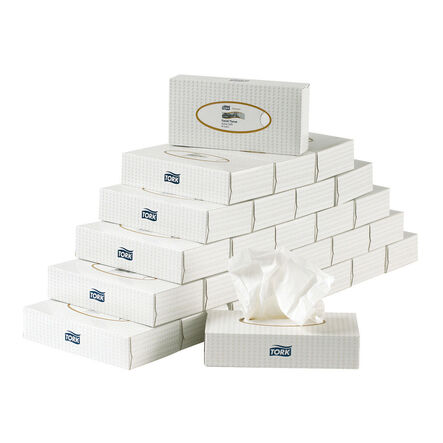 TORK® 2 Ply Facial Tissues 30pk  hi\-res