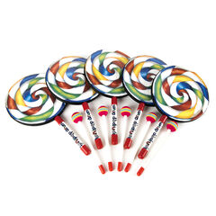 Hand Drums and Beaters Candy Design 5pk Diameter 15cm  hi-res