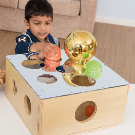 TTS Mirrored Sensory Posting \x26 Sorting Box  hi\-res