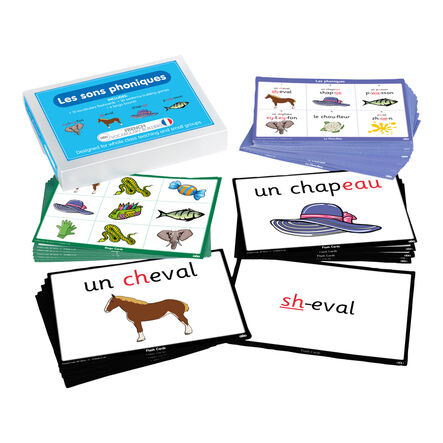 TTS French Phonics Vocabulary Builder Activity Cards  hi\-res
