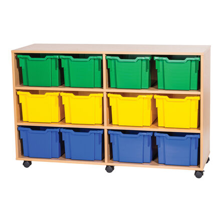 Mobile Tray Storage Unit 12 Extra Deep Tray Unit  hi\-res