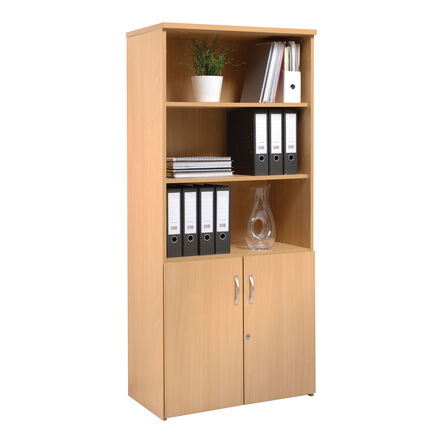 Cupboard with Storage Shelving Beech H1790mm  hi\-res