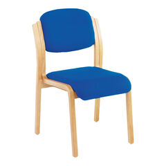 Curved Wooden Side Chairs  hi-res