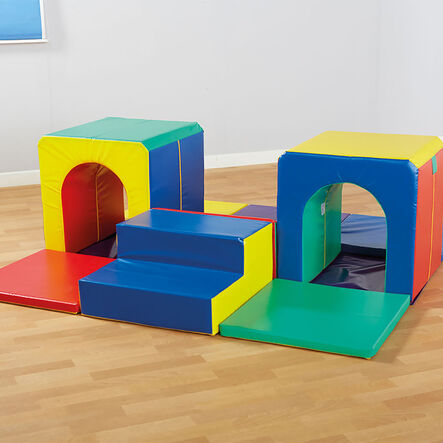 Hide and Seek Soft Play Set Multicoloured 9pcs  hi\-res