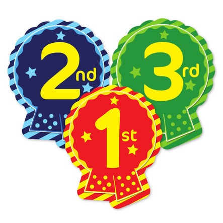 Sports Day Rosette Stickers  hi\-res