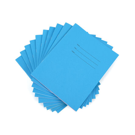 Assorted A5 Tinted Exercise Books 10mm Squares 48pgs 10pk  hi\-res