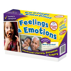 Smart Kids Feelings & Emotions Photograph Picture Flashcards  hi-res
