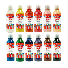 Washable Ready Mixed Paint Assorted 12 x 300ml  hi-res