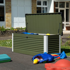 Outdoor Metal Lockable Storage Chest  hi-res