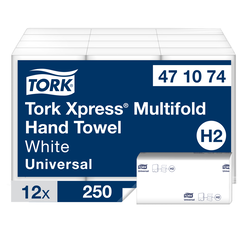 TORK&reg; Xpress Multifold Hand Towels 1 Ply Pack of 3000  hi-res